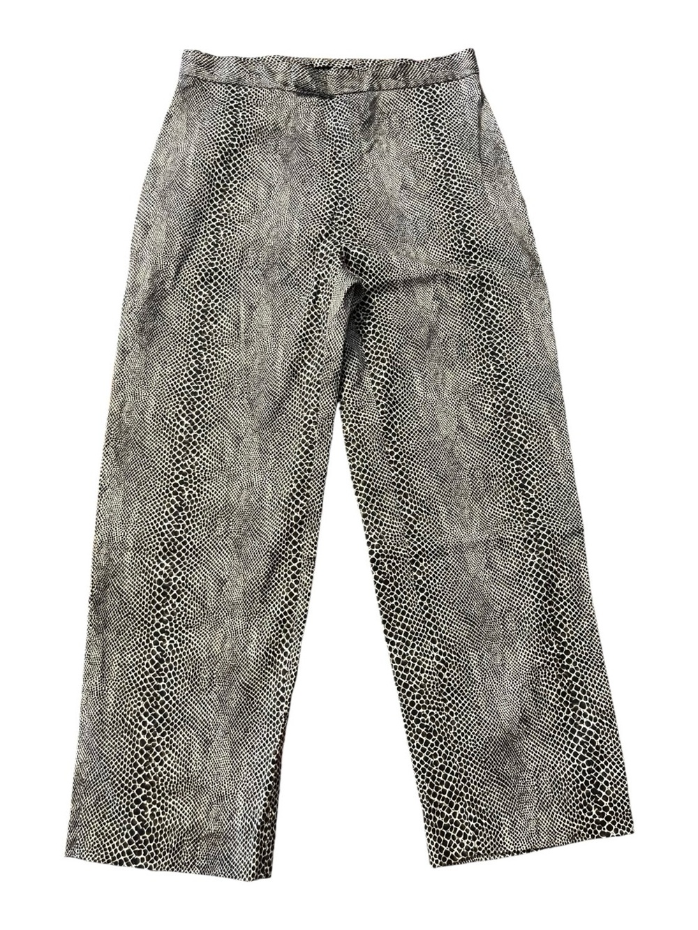 Vertigo Paris Snake Print Wide Leg Pants Women’s US 6 Made in France